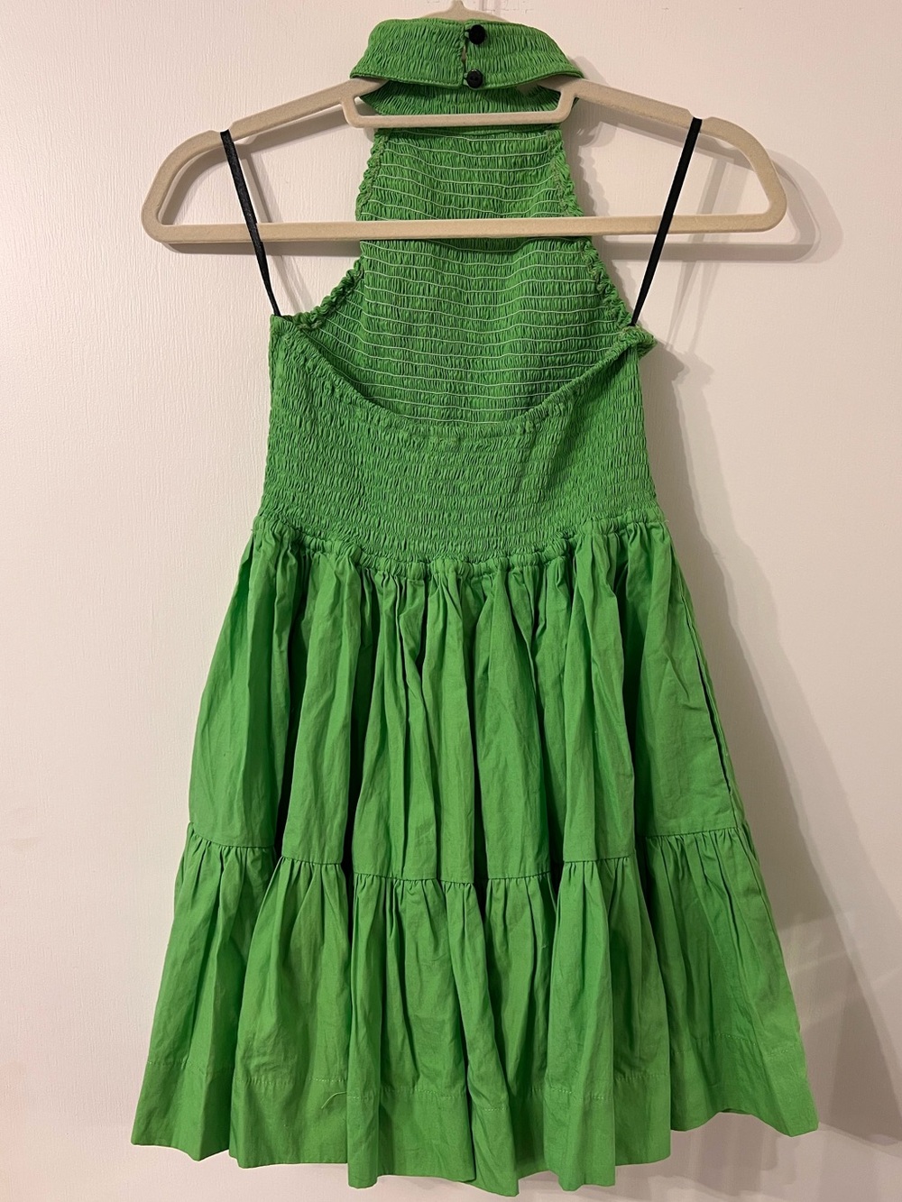 REVOLVE SWF SHIRRED HALTER MINI DRESS IN THR HILLS ✨ - Picture 3 of 5